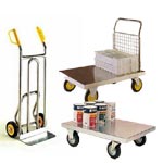 Stainless steel food grade sack trucks and trolleys