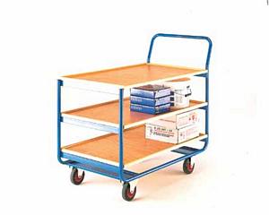 Workshop trolley with 3 plywood shelves workshop Trolley maintenance workshops and tool storage trolleys 11/tt161.jpg