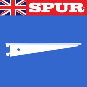 Aluminium T-Slot Bracket 200mm - Spur Spur T -Slot Aluminium Wall Shelving | Spur T-Slot Brackets | Wall Mounted Shelving 21/TslotBracket200mmWhite.jpg
