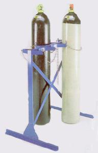 Floor Fixing Cylinder Racks- double sided unit Cylinder handling trolleys and gas bottle storage racks 27/sc307.jpg
