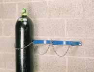 Cylinder Wall Racks - to hold 2 cylinder units Cylinder handling trolleys and gas bottle storage racks 30/sc200.jpg
