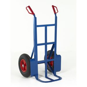 Sack Truck rough ground 350kg pneumatic wheeled 230mm toe rough terrain building site sack trucks with big wheels / pneumatic tyres 43/ST10P.jpg