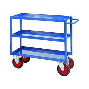 3 tier steel tray trolley 1090mmL x 500mmW x 1200mm Multi-tiered trolleys tier tea trolleys & 3 tier trucks with shelves trays or baskets 44/tt35.jpg