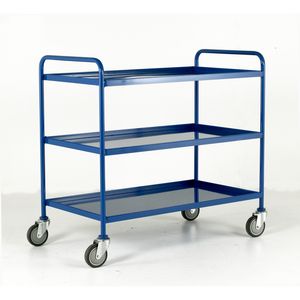 3 tier steel tray trolley 1065 Tray 1065x610 Multi-tiered trolleys tier tea trolleys & 3 tier trucks with shelves trays or baskets 50/TT77.jpg