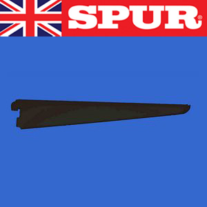 145mm Deep Black Spur Steel-Lok Heavy Duty Wall Shelving Bracket Spur Steel-Lok Wall Mounted Shelving Black or Office Grey 53/MDBracketBlack2.jpg