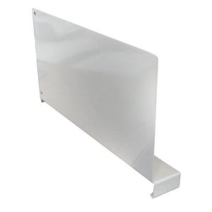 400mm Spur Rolled Edge Shelving Half Height Clip on Divider 400mm deep Spur Rolled Edge shelving stockroom shelves REDGH400HH 