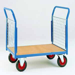 Platform Truck 1m x 60cm with 2 mesh ends 500Kg Mesh side platform trolleys | trolley cages | trolleys mesh caged sides 58/C602M.jpg