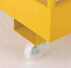 Castors for forklift cage / access platform Access platforms 58/asp4.jpg