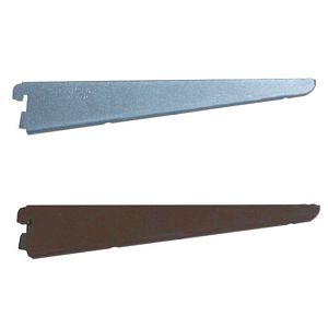 Spur Steel-Lok Cantilever Bracket 320mm premium colour Spur Shelving wall mounted shelving RAL Colours yellows reds orange green grey 59/Silverbrownbr.jpg